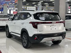 2023 Kia Seltos 1.5L IVT Luxury, белый — фото 4