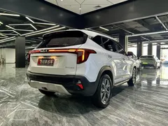 2023 Kia Seltos 1.5L IVT Luxury, белый — фото 5