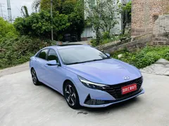 2021 Hyundai Elantra 1.5L CVT GLX Elite, синий — фото 2