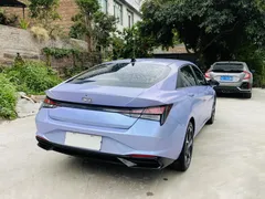 2021 Hyundai Elantra 1.5L CVT GLX Elite, синий — фото 4