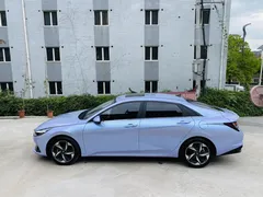 2021 Hyundai Elantra 1.5L CVT GLX Elite, синий — фото 6
