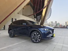 2022 Mazda CX-5 2.5L AT 4WD Premium, синий — фото 3