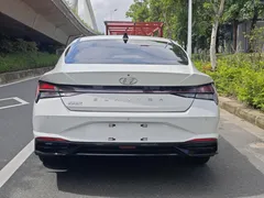 2023 Hyundai Elantra 1.5L CVT LUX Premium, белый — фото 5