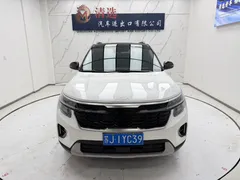 2023 Kia Seltos 1.5L IVT Luxury, белый — фото 2
