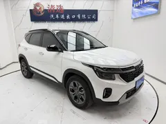 2023 Kia Seltos 1.5L IVT Luxury, белый — фото 3