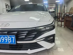 2023 Hyundai Elantra 1.5L CVT GLX Elite, белый — фото 4
