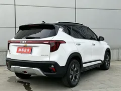 2023 Kia Seltos 1.5L IVT Luxury, белый — фото 4