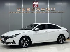 2022 Hyundai Elantra 1.5L CVT LUX Premium, белый — фото 1