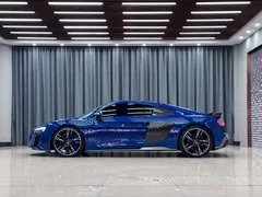 2021 Audi R8, синий — фото 3