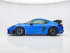 2022 Porsche 718 Cayman GT4 RS 4.0L, синий — фото 4
