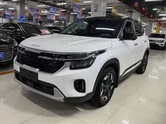 2023 Kia Seltos 1.5L IVT Premium, белый — фото 1