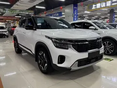 2023 Kia Seltos 1.5L IVT Premium, белый — фото 2