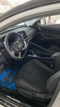 2023 Hyundai Elantra 1.5L CVT GLX Elite, белый — фото 5