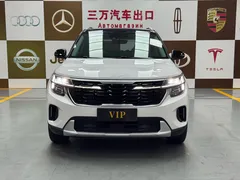 2023 Kia Seltos 1.5L IVT Luxury, белый — фото 2