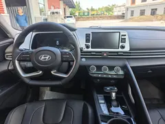 2023 Hyundai Elantra 1.5L CVT GLX Elite, белый — фото 12