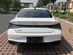 2022 Hyundai Elantra 1.5L CVT LUX Premium, белый — фото 5