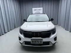 2023 Kia Seltos 1.5L IVT Luxury, белый — фото 2
