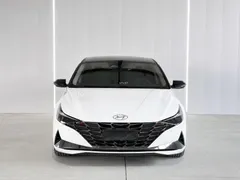 2022 Hyundai Elantra 1.5L CVT LUX Premium, белый — фото 2