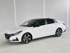 2022 Hyundai Elantra 1.5L CVT LUX Premium, белый — фото 4