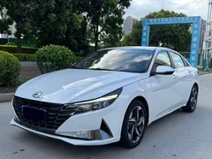 2021 Hyundai Elantra 1.5L CVT GLX Elite, белый — фото 1