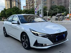 2021 Hyundai Elantra 1.5L CVT GLX Elite, белый — фото 3