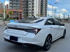 2021 Hyundai Elantra 1.5L CVT GLX Elite, белый — фото 9