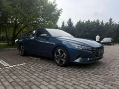 2022 Hyundai Elantra 1.5L CVT GLX Elite, синий — фото 2