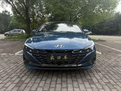 2022 Hyundai Elantra 1.5L CVT GLX Elite, синий — фото 3