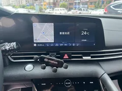 2022 Hyundai Elantra 1.5L CVT LUX Premium, синий — фото 8