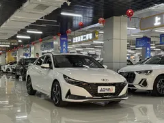 2022 Hyundai Elantra 1.5L CVT LUX Premium, белый — фото 3