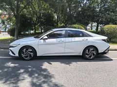 2023 Hyundai Elantra 1.5L CVT GLX Elite, белый — фото 3