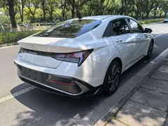 2023 Hyundai Elantra 1.5L CVT GLX Elite, белый — фото 4