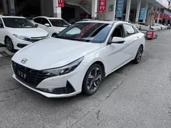 2021 Hyundai Elantra 1.5L CVT GLX Elite, белый — фото 1