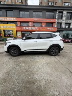2023 Kia Seltos 1.5L IVT Luxury, белый — фото 8