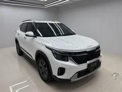 2023 Kia Seltos 1.5L IVT Luxury, белый — фото 4