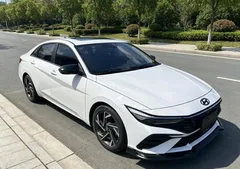 2023 Hyundai Elantra 1.5L CVT GLX Elite, белый — фото 3
