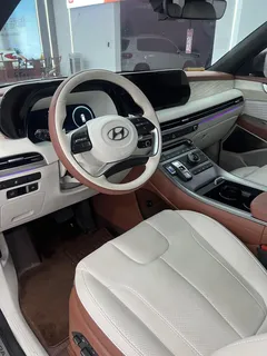 2023 Hyundai Palisade 3.5L AT 4WD Calligraphy 6-seat, белый — фото 10