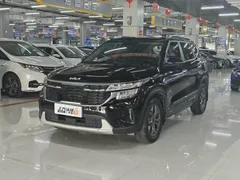 2023 Kia Seltos 1.5L IVT Luxury, чёрный — фото 1