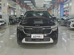 2023 Kia Seltos 1.5L IVT Luxury, чёрный — фото 2