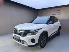 2023 Kia Seltos 1.5L IVT Luxury, белый — фото 1