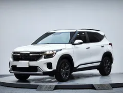 2023 Kia Seltos 1.5L IVT Luxury, белый — фото 1