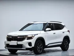 2023 Kia Seltos 1.5L IVT Luxury, белый — фото 2