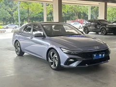 2023 Hyundai Elantra 1.5L CVT GLX Elite, синий — фото 3