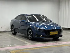 2022 Hyundai Elantra 1.5L CVT GLX Elite, синий — фото 3