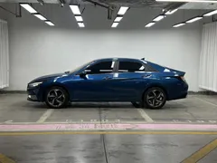 2022 Hyundai Elantra 1.5L CVT GLX Elite, синий — фото 4