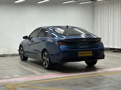 2022 Hyundai Elantra 1.5L CVT GLX Elite, синий — фото 5