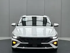 2021 Hyundai Elantra 1.5L CVT LUX Premium, белый — фото 2