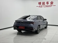 2023 Hyundai Elantra 1.5L CVT LUX Premium, синий — фото 9