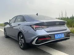 2023 Hyundai Elantra 1.5L CVT GLX Elite, синий — фото 4