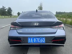 2023 Hyundai Elantra 1.5L CVT GLX Elite, синий — фото 6